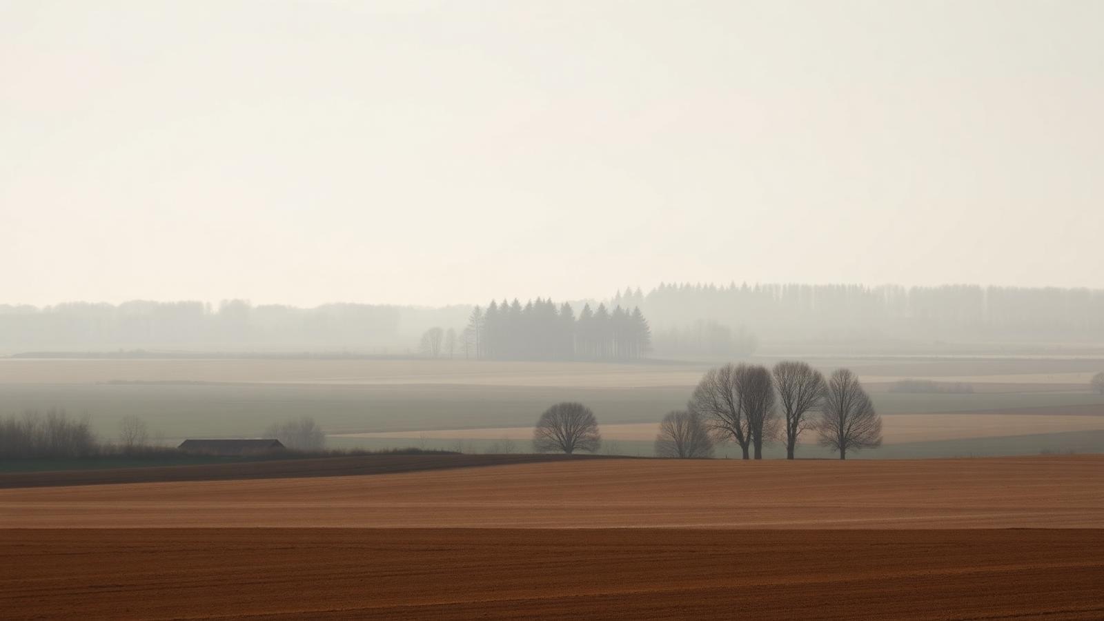 Campagne de Flandre française près de la Lys